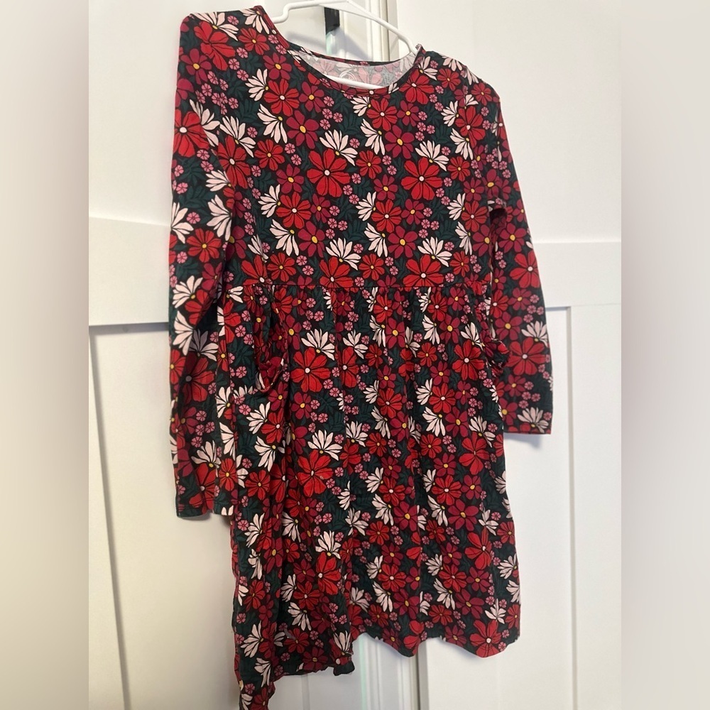 Wonder Nation Pink and White Floral Dress